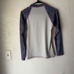 Soulo Rashguard Shirt Womens Small White Purple UPF 50+ Long Sleeve Swim Top Photo 6