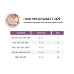 Brand New Curveez Women's Size Medium Braeez Full Support Bra Black Photo 3