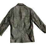 Liz Claiborne RARE Vintage Claiborne 100% Lambskin Leather Oversized Jacket SZ Large Photo 1