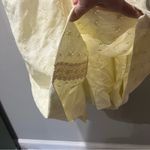 Vintage 60s 70s Beige halter maxi dress wedding Size Medium Lined Lace Zipper Photo 4