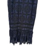 Banana Republic Lace Midi Dress Size 8 Whimsigoth Dark Romantic Fairy Feminine Photo 9