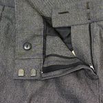 Loft Ann Taylor  Kate Straight Petite Gray Tailored Dress Pants Size 10P NWT Photo 4