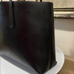 Kate Spade Molly Black Leather Tote + Zip Pouch - Rehab - Tear in inside lining Photo 8