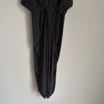 MISA Los Angeles NEW  Domino Draped Mini Dress in Black XS Photo 7