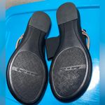 Italian Shoemakers  Black and Leopard Print Sandals Photo 4