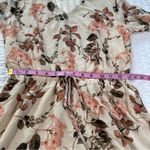 Staccato  Long Sleeve Floral Dress in Cream and Brown Photo 4