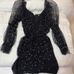 Camila Coelho  Dress Black Pearl Mini Dress Photo 0