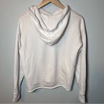 Aerie  White Cropped Hooded Sweatshirt size S Oversized Fit  - Great Beach Hoodie Photo 3
