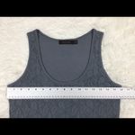 The Limited  Grey Lace Tank Sleeveless Shift Dress Size Small Photo 3