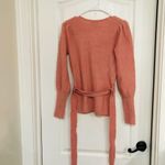 Rachel Parcell  Womens Wrap‎ Cardigan Sweater Puff Sleeve Removable Belt Size XS Photo 5