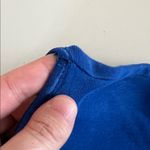 Christopher & Banks Satin Trim Crewneck Long Sleeve TShirt Blue Size Medium P Photo 6