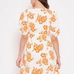 Sim & Sam Poplin Print Dress. Size Medium Photo 3