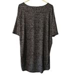 LuLaRoe  Black & White Top Shirt Size Small Hi Low Short Sleeve Comfort Preppy‎ Photo 1