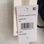 Good American NWT Cinch Side One Piece Swimsuit in Black Photo 8