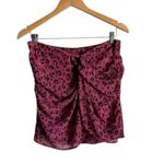ALLSAINTS Rylie Roar Cheetah Print Gathered Front Mini Skirt 80’s Style Sz. 6 Photo 1