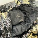 Jack Bryan Depuis Vintage Sequined Maxi Skirt in Chevron Pattern XS waist Black Size undefined Photo 7