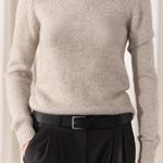 ZARA  ZW COLLECTION DARTED MINIMALIST WOOL BLEND TROUSERS DARK BROWN Size L NEW Photo 8