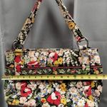 Vera Bradley  Women's Black/Multicolor Shoulder Bag Size M SKU 2054 Photo 4