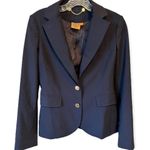 Tory Burch Pierre Navy Blue Double Button Blazer Photo 12