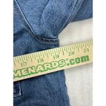 FUTURE COLLECTIVE Denim Shirt Dress Short Sleeve Collared Button Front Blue S Photo 4