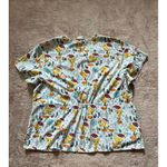 Looney Tunes Tweety Christmas Holiday Scrubs Women's White Top Sz 2X Photo 6