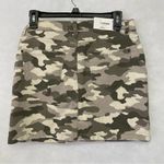 Kensie Camo Mini Skirt NWT Jeans Sz 4/27 Camouflage Distressed Denim Skirt Photo 7