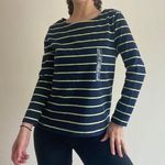 Gap Navy Green Lime Striped Shirt NWT Photo 0