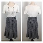 Carole Little polkadot fit & flare skirt 4 Corpcore BusinessSiren Black Photo 1