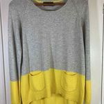 Michael Stars  1 Sweater Womens S Extra Fine‎ Wool Cashmere Oversized Yellow READ Photo 0