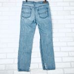 American Eagle  Tomgirl‎ Jeans Womens Size 6 Regular Ripped Distressed Light Wash Photo 7
