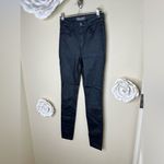 Harper  Faux Looking Coated Leather Black Jeans Brand New w/ tags Size 26 Photo 4