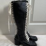 Dolls Kill Current Mood lace up block heel boots Photo 2