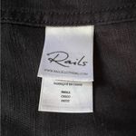 Rails Lancaster Indigo Stars Navy Blue Drawstring Utility Linen Blend Jacket S Photo 6