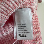 Paige  Bastille cardigan in Bubblegum bishop sleeve knit button down size M Photo 11