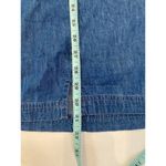 ASOS Lightweight Soft Denim Halter Slip Dress Criss Cross Straps EUC Sz 12 Mini Photo 12