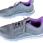 Propet TravelActiv Axial Sneakers Womens 10 4E Gray Purple Mesh Cushion Comfort Photo 1