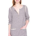 J.Crew Stripe Pocket Tunic/Dress. Nautical Stripes, Pockets, Lightweight Cotton Photo 0