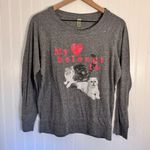 Alternative  Earth Taylor Swift Cat Long Sleeve Shirt Gray Size Large Photo 0