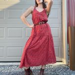 Joie  100% Cotton Bohemian Maxi Summer Sun Tank Dress Large Photo 6