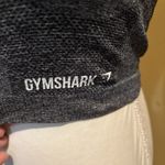 Gymshark  Shirt Womens Medium‎ Gray Seamless Crop Top Neutral Workout Athleisure Photo 3