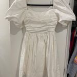 DO+BE White Puff Sleeve Dress Photo 0