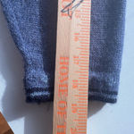 100% Baby Alpaca Cardigan Sweater Llama Pattern Blue Women's Size M Size M Photo 5