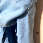 Valerie Stevens  Blazer Jacket Womens Size 1X Blue Wool Cashmere Angora Open Photo 4