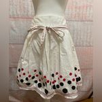 Heart soul Juniors White Polka Dot Assymetrical A Line Skirt Size 3 Photo 1