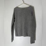 Minnie Rose Cashmere Blend Gray Button‎ Down Cardigan Pearl Buttons Small Photo 1