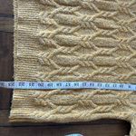 John + Jenn  Revolve Mustard Gold Crewneck Cable knit Sweater Size XS Photo 4