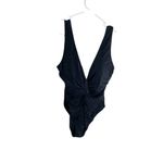 Victoria's Secret VS  Twist Plunge one piece swimsuit XL Black Photo 1