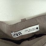 ZARA Women’s Medium Grey Wide Leg Trouser Dress Pants Photo 2