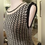 Mystree fringe black and white sweater tank Photo 2