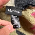 Modena Tribal Aztec Bohemian Print Wool Blend Scarf Wrap EUC Multiple Photo 2